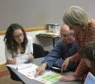 Bryan Field works with educators at a 2009 COSEE-OS workshop
